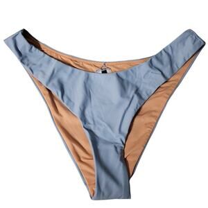 NWT J.Crew Curved Waist Cheeky Bikini Bottom Vacation Beach Summer Cruise Size M